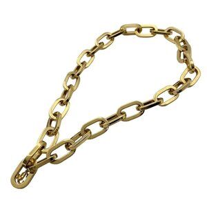 Auth JIMMY CHOO - Gold Hardware Necklace